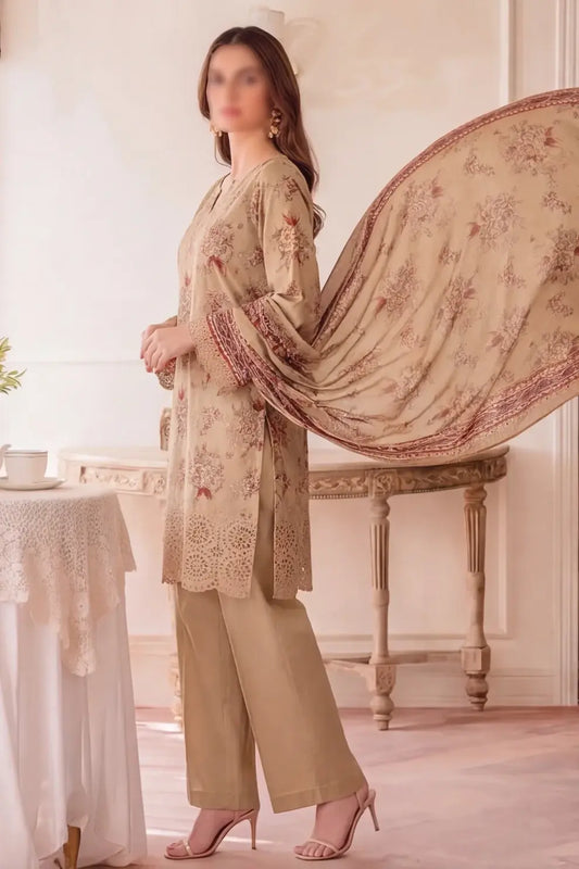 2 Piece - Embroidered Lawn - Fantak 176