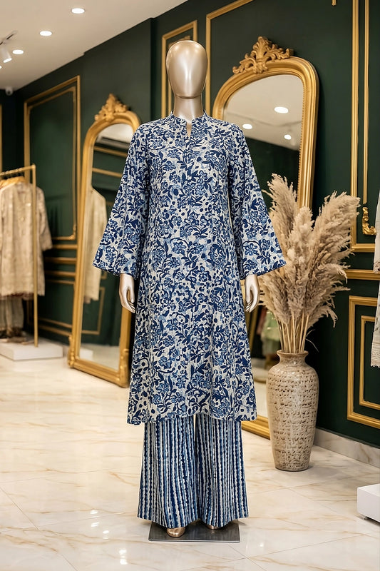 2 Piece - Digitally Printed Lawn - B39 - D5113