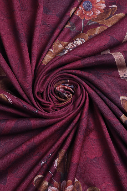 3 Piece - Digitally Printed Dhanak - WD109