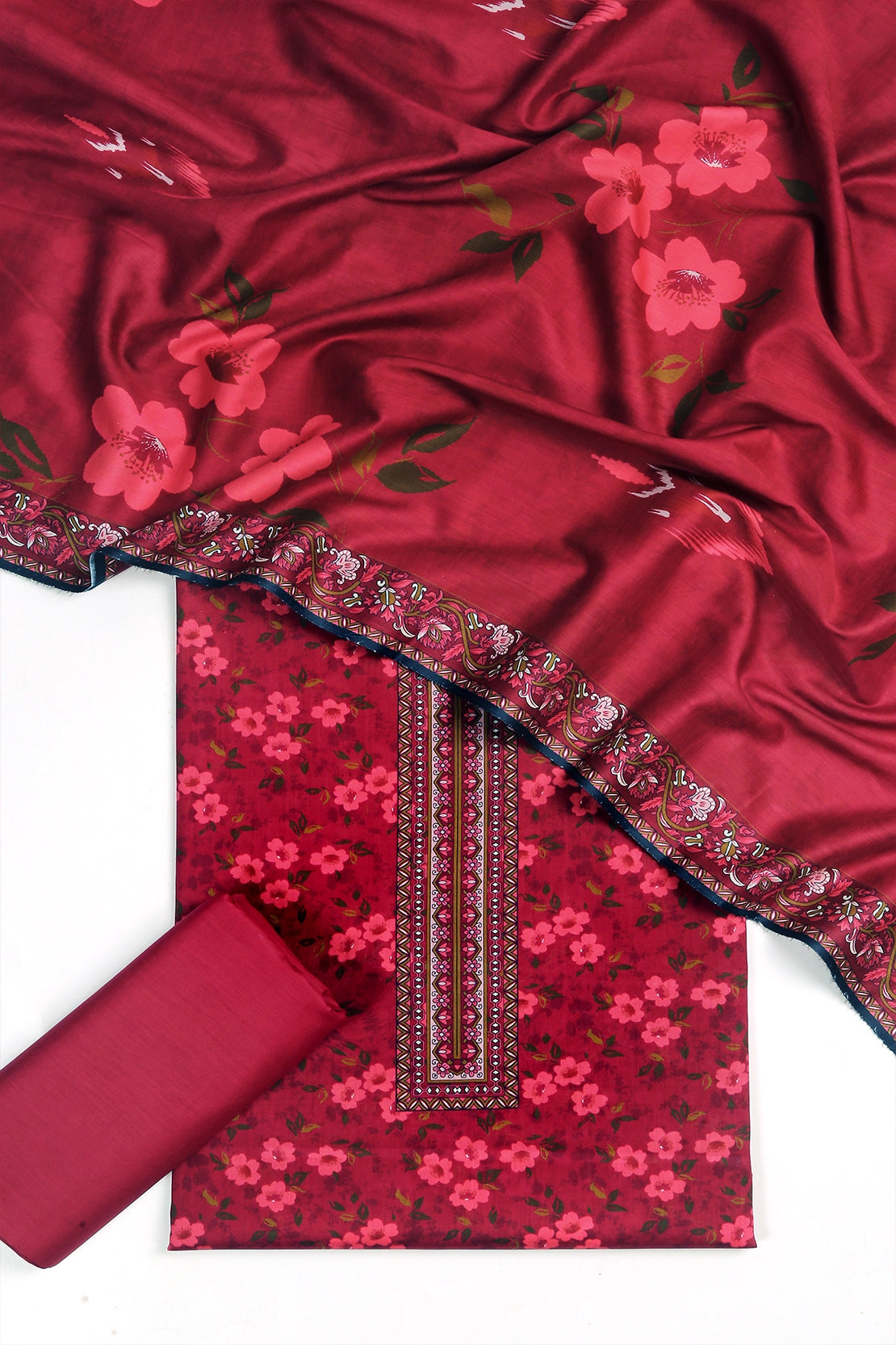 3 Piece - Digitally Printed Lawn - F10 - D4507