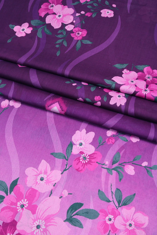3 Piece - Digitally Printed Lawn - F10 - D4508