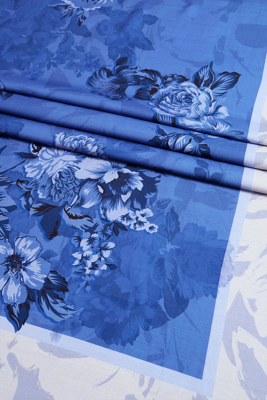 3 Piece - Digitally Printed Linen Slub - WD1202