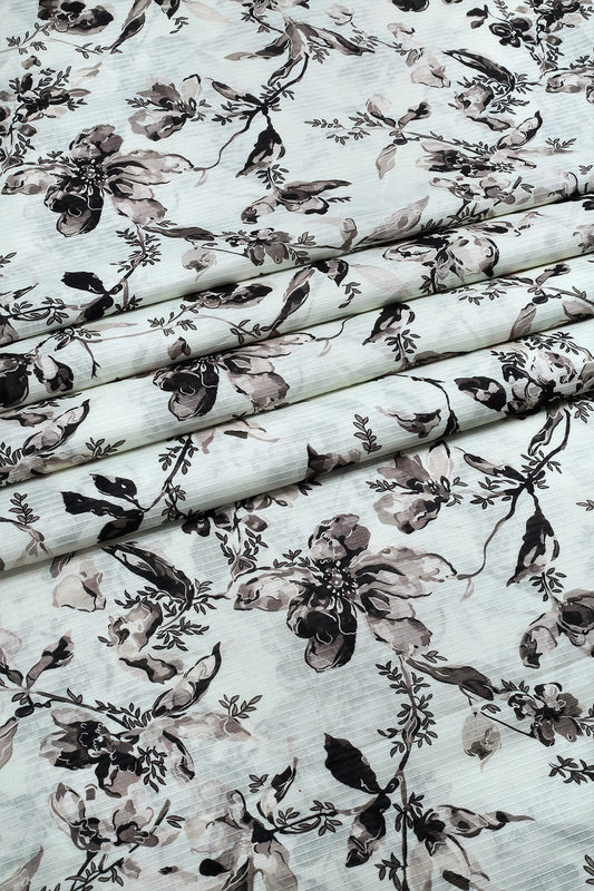 2 Piece - Digitally Printed Doriya Lawn - D1803
