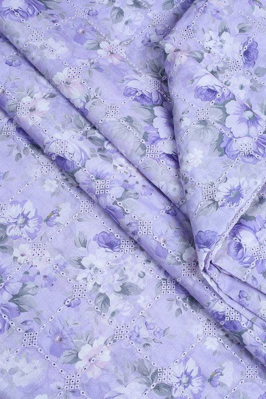 2 Piece - Embroidered Lawn - F35 - D3002
