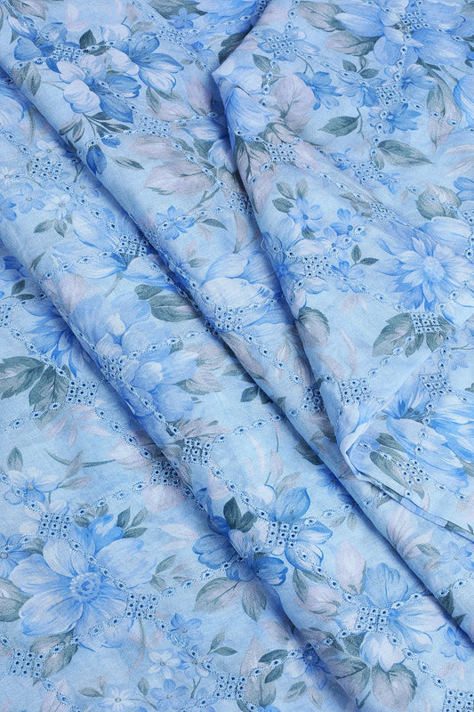 2 Piece - Embroidered Lawn - F35 - D3008
