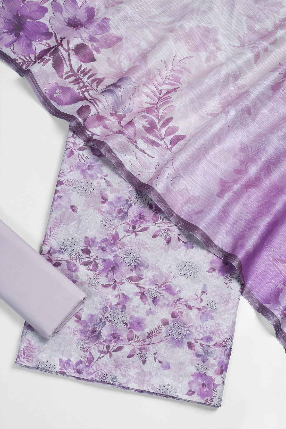 3 Piece - Embroidered Lawn - F49 - D3109