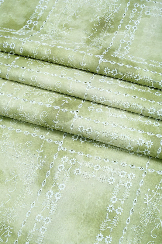 2 Piece - Embroidered Lawn - D3802