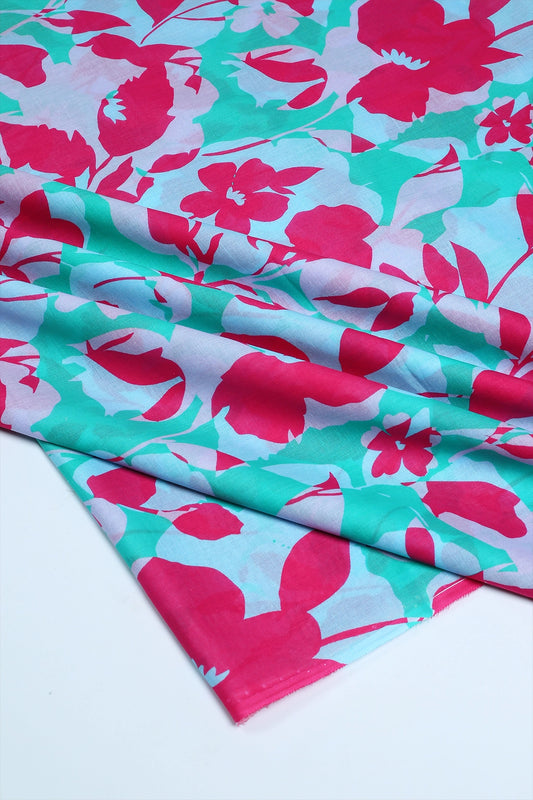 2 Piece - Digitally Printed Lawn - D1210