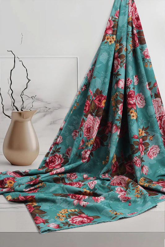 2 Piece - Digitally Printed Bana Doriya Lawn - D1307