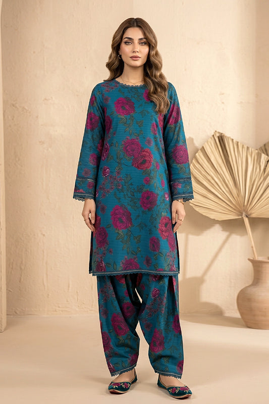 2 Piece - Digitally Printed Doriya Lawn - D4706