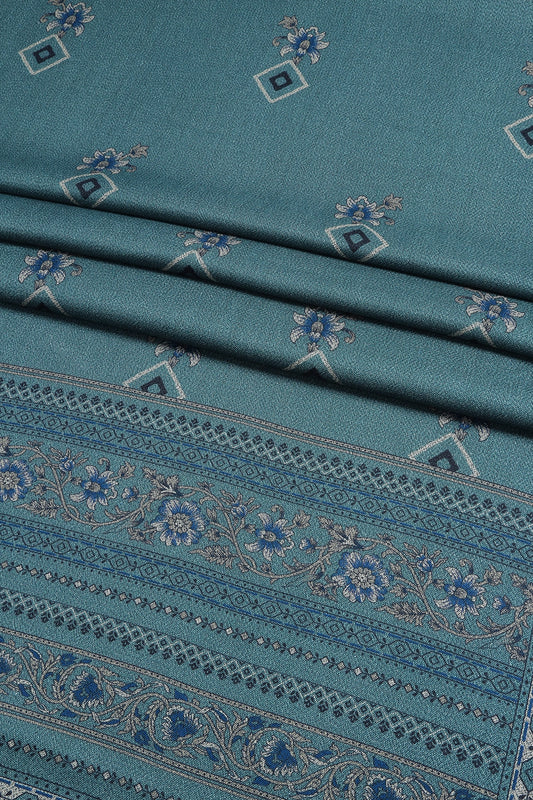 3 Piece - Digitally Printed Cherry Slub Dhanak - WD1905