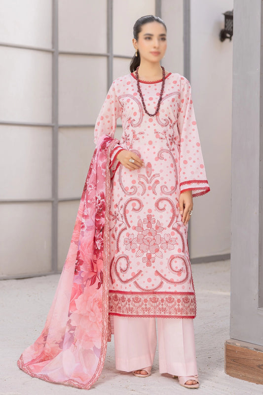 3 Piece - Embroidered Lawn - Bindi 30906