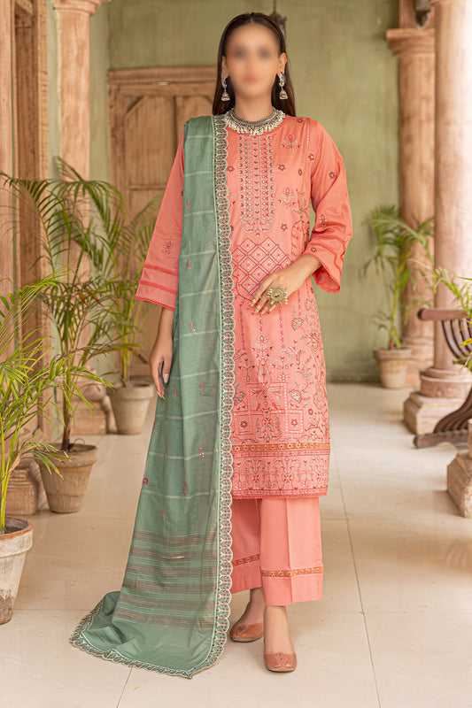 3 Piece - Embroidered Lawn - Khayaal 103