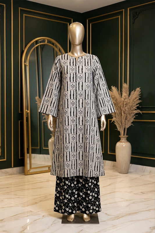 2 Piece - Digitally Printed Lawn - B39 - D5104