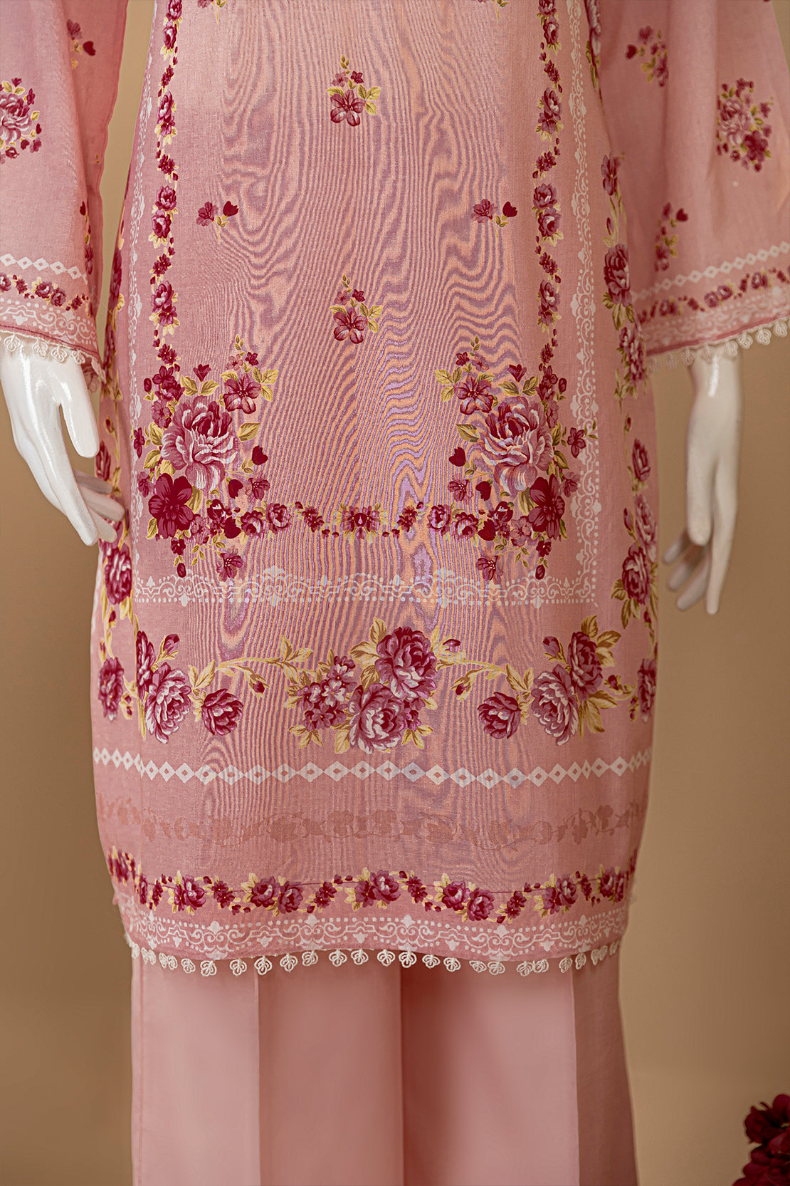 3 Piece - Digitally Printed Lawn - D904