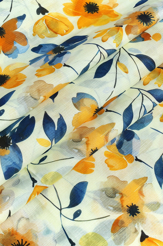 2 Piece - Digitally Printed Doriya Lawn - D501