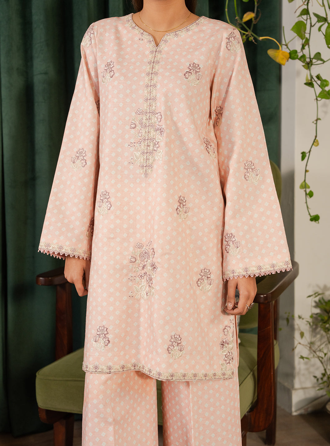 2 Piece - Printed Khaddar - Lyra