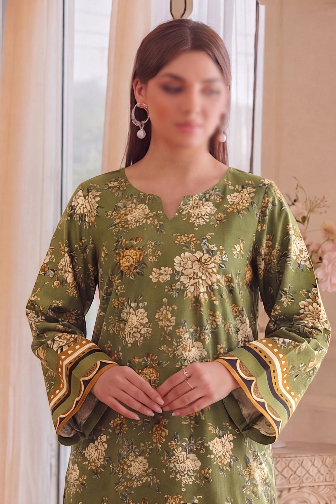 2 Piece - Embroidered Lawn - Fantak 172