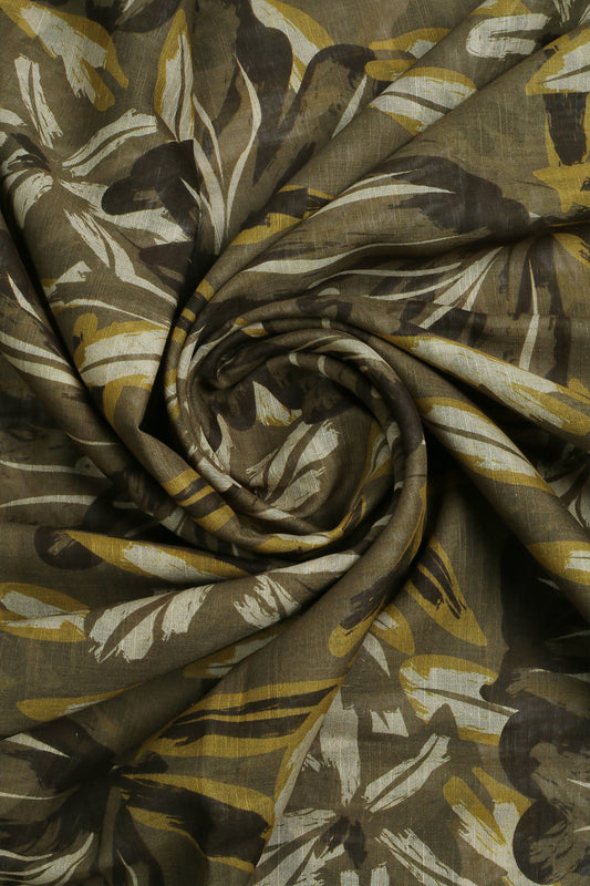 2 Piece - Digitally Printed Slub Lawn - D1004