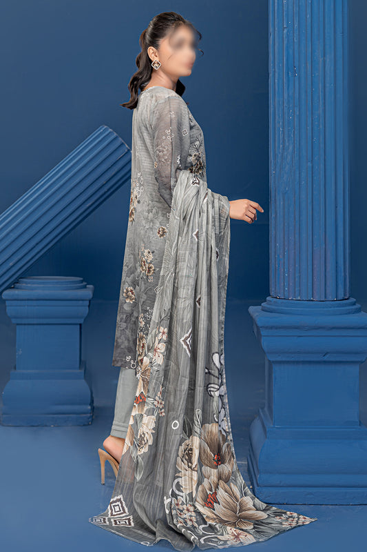 3 Piece - Embroidered Lawn - Riwayat 209