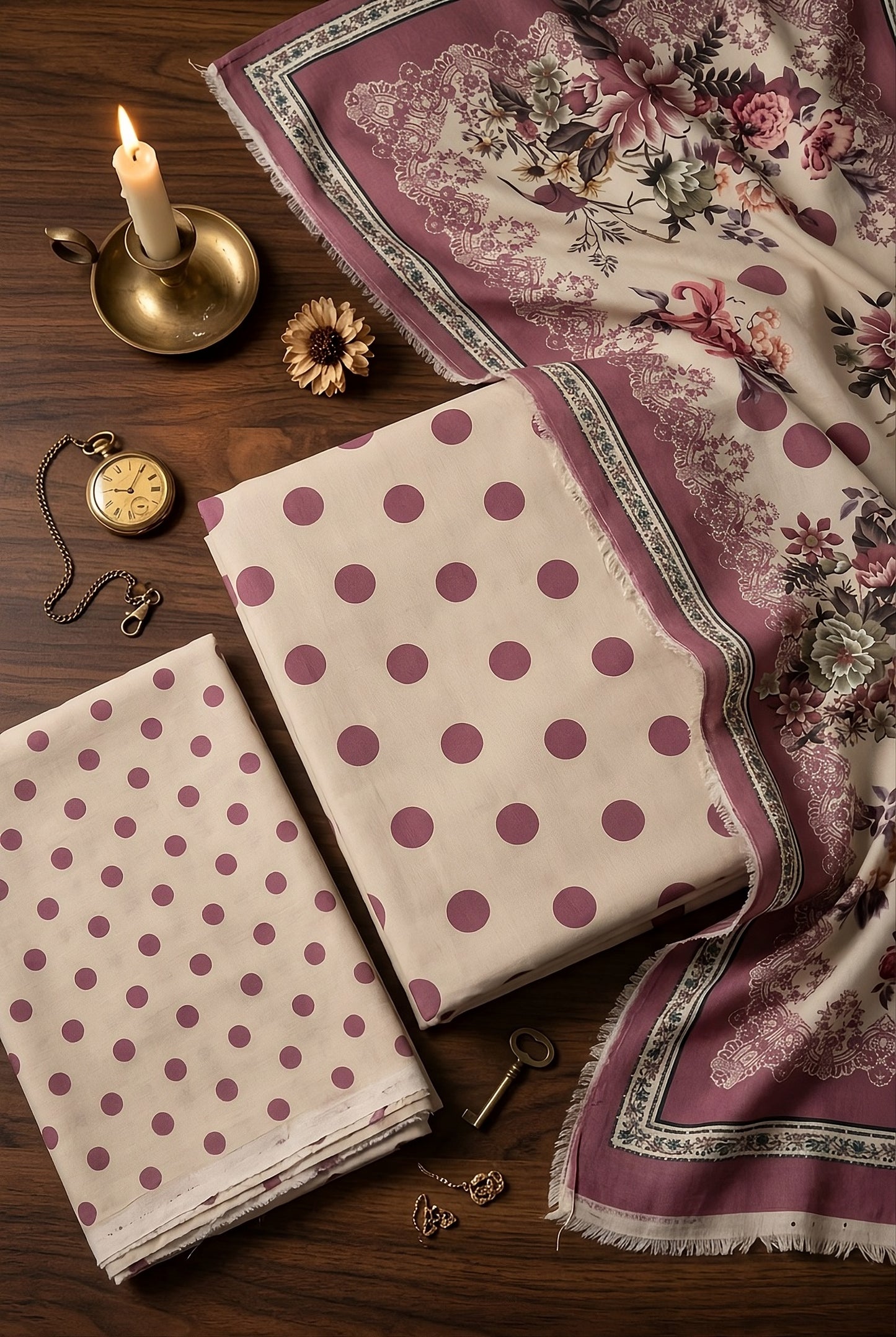 3 Piece - Digitally Printed Lawn - F82 - D6001