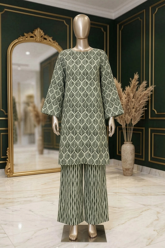 2 Piece - Digitally Printed Lawn - B39 - D5111
