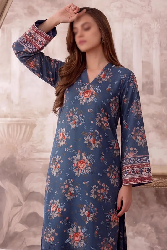 2 Piece - Embroidered Lawn - Fantak 174