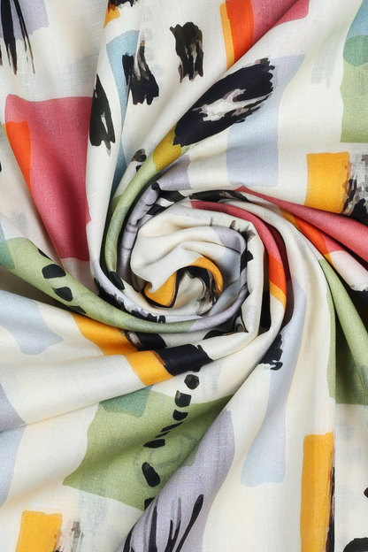 2 Piece - Digitally Printed Lawn - F1 - D2107