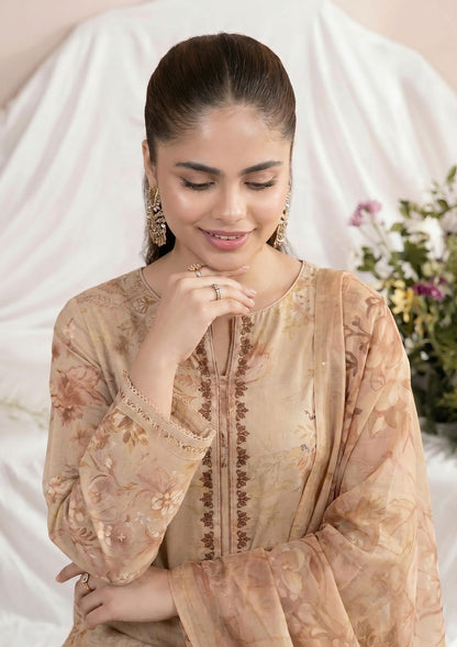 3 Piece - Embroidered Lawn - Fantak Amber V307 - 2