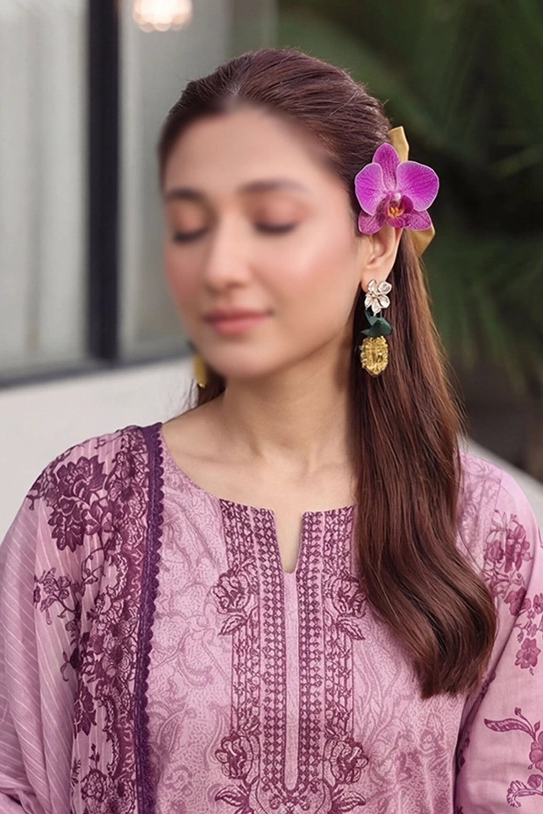 3 Piece - Embroidered Lawn - Noir 30407