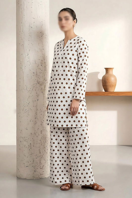 2 Piece - Digitally Printed Lawn - F15 - D4601