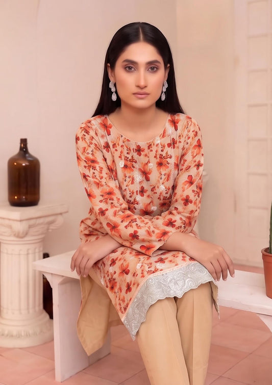 3 Piece - Embroidered Lawn - Fantak Raya V177 - 02