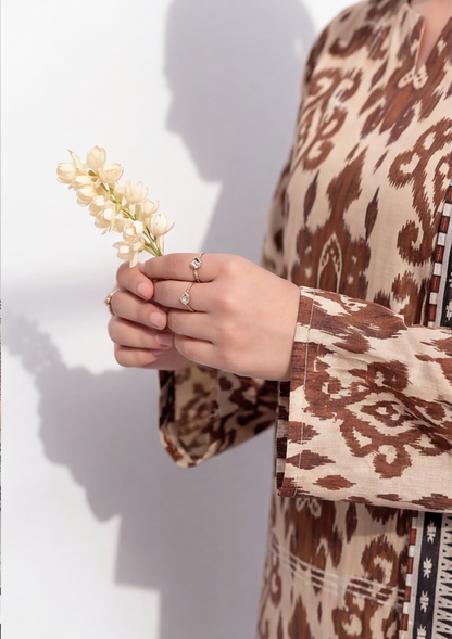 3 Piece - Embroidered Lawn - Fantak Nirvana V156 - 3