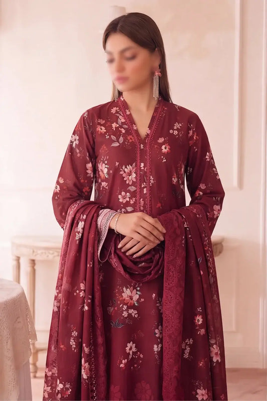 2 Piece - Embroidered Lawn - Fantak 168