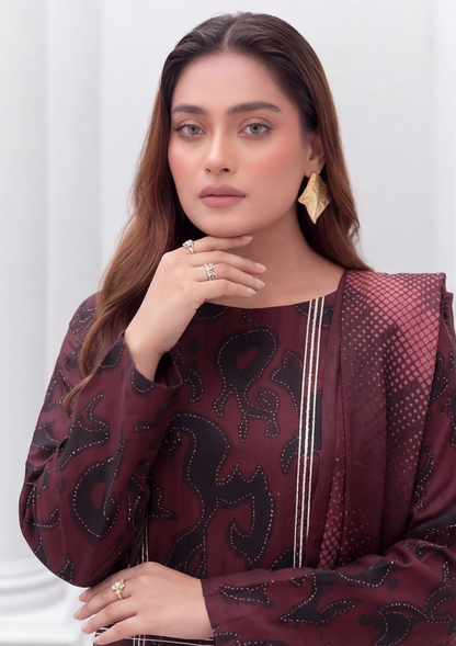 3 Piece - Embroidered Lawn - Fantak Nirvana V156 - 4