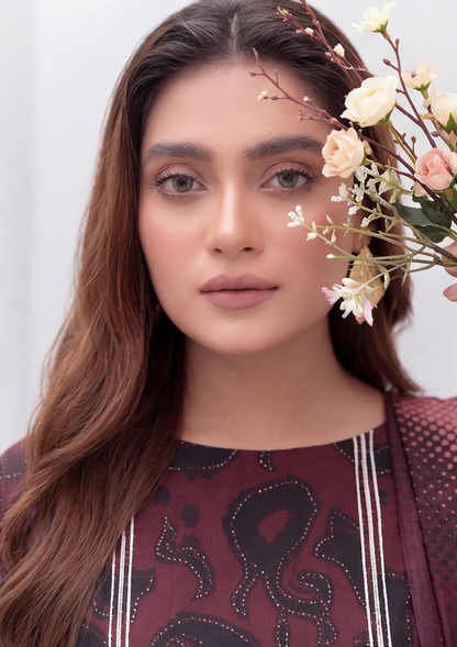 3 Piece - Embroidered Lawn - Fantak Nirvana V156 - 4