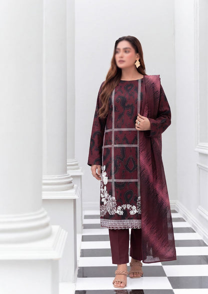 3 Piece - Embroidered Lawn - Fantak Nirvana V156 - 4