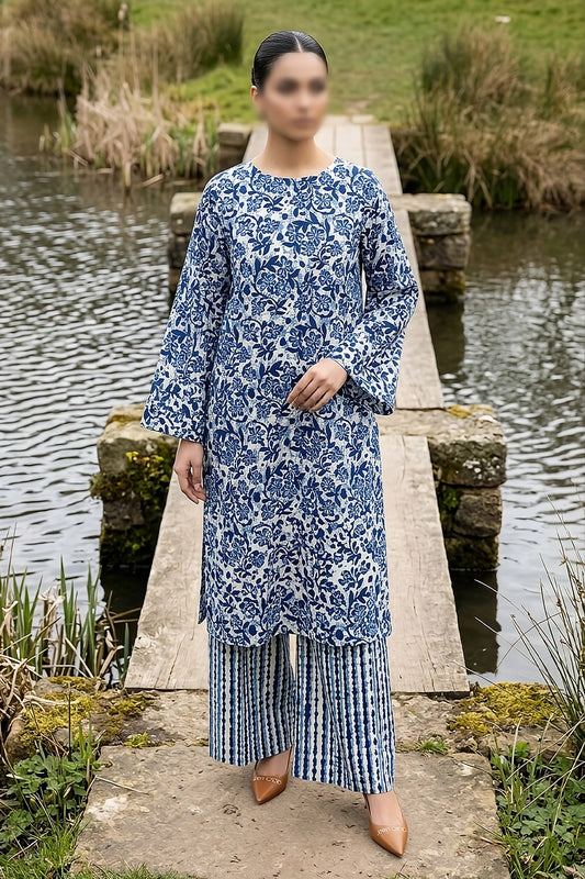 2 Piece - Digitally Printed Lawn - B39 - D5113