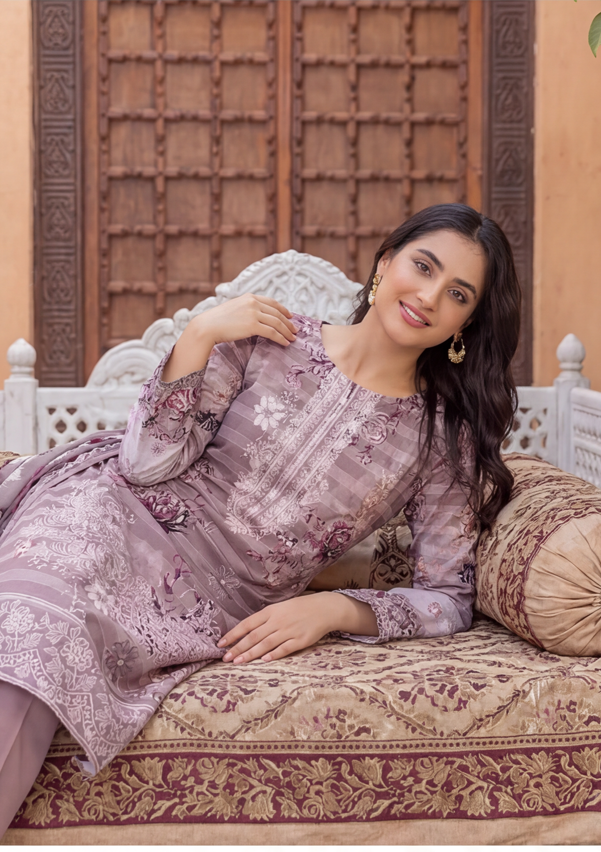 3 Piece - Embroidered Lawn - Fantak Flossie Finch V161 - 5