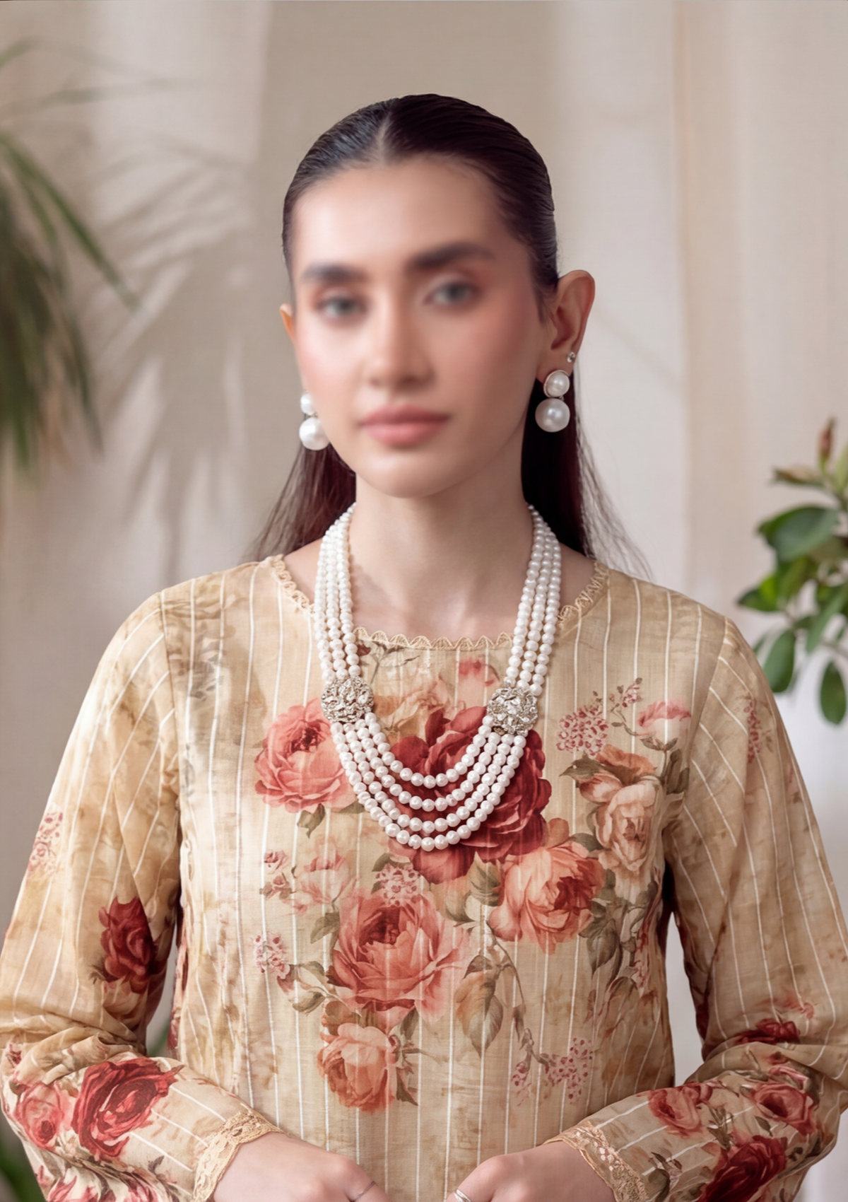 3 Piece - Embroidered Lawn - Fantak Luxe V303 - 05