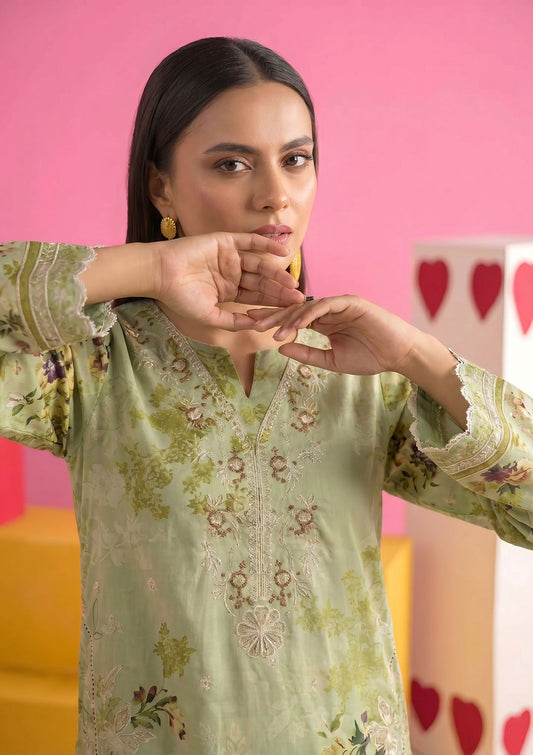 3 Piece - Embroidered Lawn - Fantak Amber V307 - 6