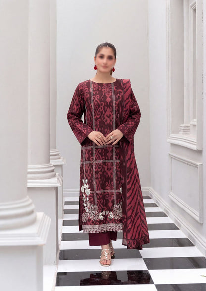 3 Piece - Embroidered Lawn - Fantak Nirvana V156 - 6