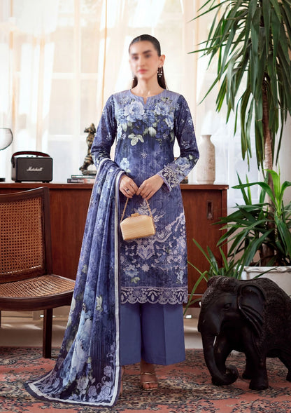 3 Piece - Embroidered Lawn - Fantak Luxe V303 - 07