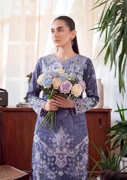 3 Piece - Embroidered Lawn - Fantak Luxe V303 - 07