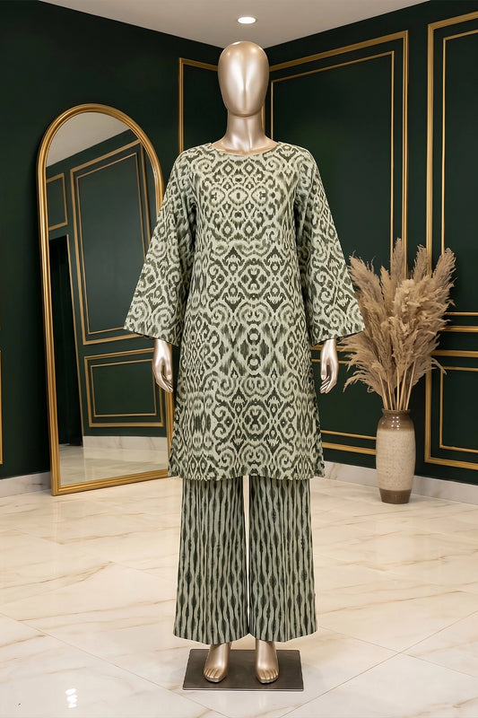 2 Piece - Digitally Printed Lawn - B39 - D5114