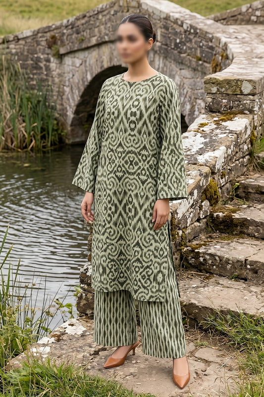 2 Piece - Digitally Printed Lawn - B39 - D5114