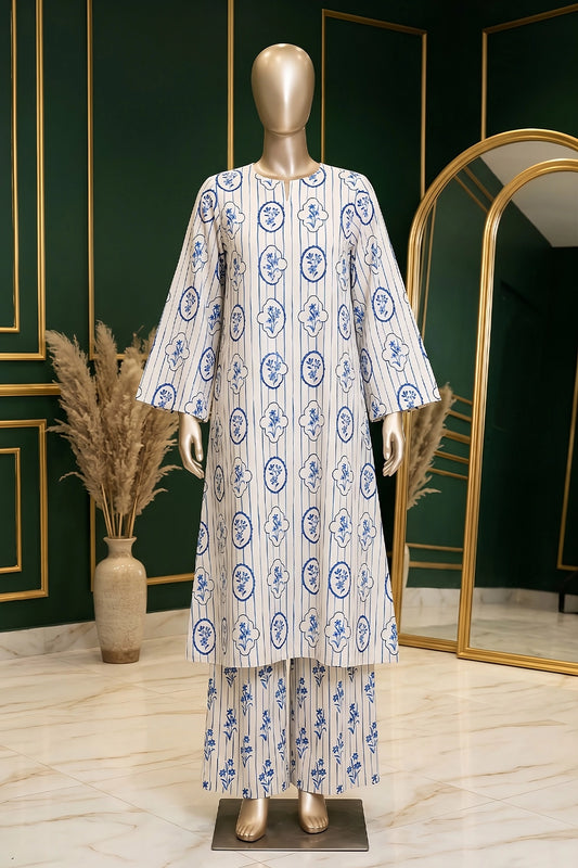 2 Piece - Digitally Printed Lawn - B39 - D5115