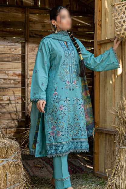 3 Piece - Embroidered Lawn - Andaz 103