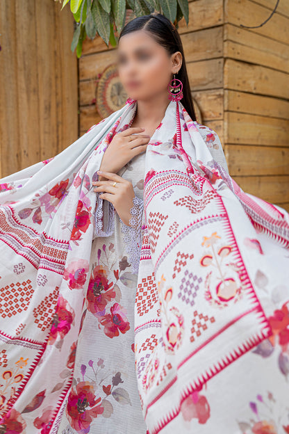 3 Piece - Embroidered Lawn  - Bloom 506