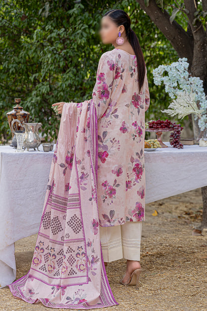 3 Piece - Embroidered Lawn  - Bloom 507